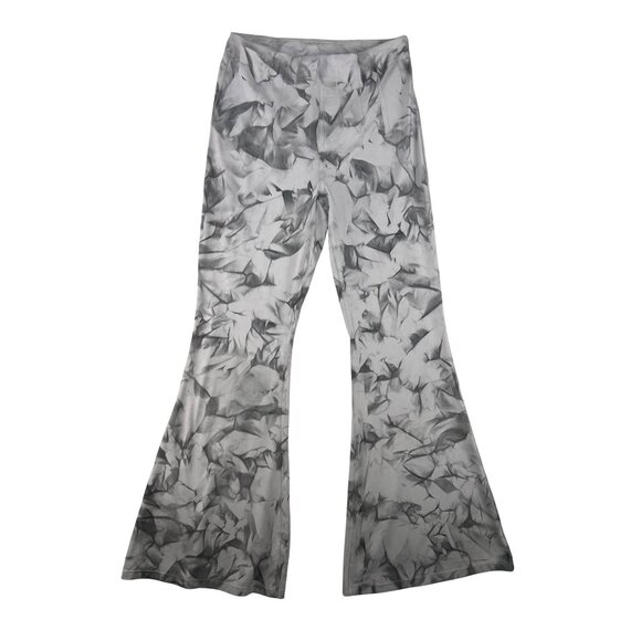 Halara Tie-Dye Yoga Flared High Waisted Pants Gray & Black Size Large - Picture 3 of 14